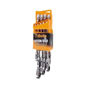 Set chei inelare cu clichet reversibil, 8-19mm 142SN/SC9