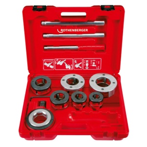 Set clupa de filetat Rothenberger SUPER CUT 1/2-3/4-1-1.1/4-1.1/2-2"