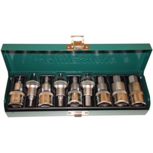 Set tubulare 1/2" inbus H3, H4, H5, H6, H7, H8, H10, H12, H14 mm, 9 piese