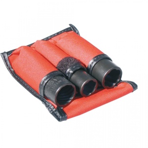 Set tubulare de impact cu profil spiralat, KS TOOLS, 1/2", 17-21mm, 3 piese