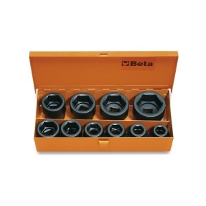 Set tubulare impact actionare 3/4", 10 piese, 17-46mm 728/C10