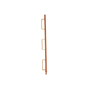 Suport parapet metalic garda de corp pentru capra-schela cu grinda de lemn - 100 cm