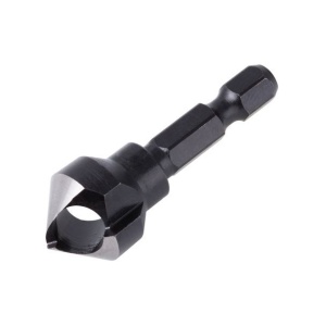 Zencuitor Wolfcraft 4373000, D 16 mm, lungime 46 mm, unghi zencuitor 45°, pentru suruburi cu cap ingropat cu D 3 - 8 mm, prindere hexagonala