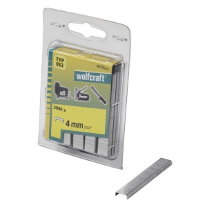 Capse plate Wolfcraft 7015000, tip 053, 4 mm, 3000 buc