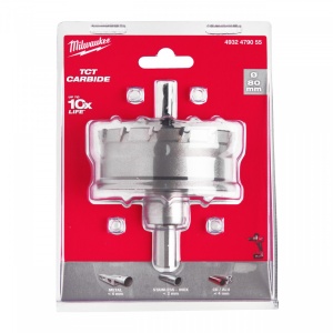 Carote oțel inoxidabil TCT 80 mm