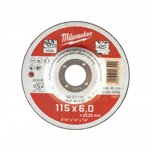 Disc polizat metal Milwaukee - SG 27 / 115 Seria Contractor
