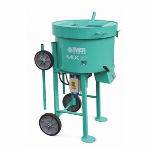 IMER, Malaxor Mix 80, capacitate 80 l, diametru cuva 608 mm, motor 230V, 1.0 kW