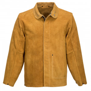 Jacheta de Piele pentru Sudura, culoare Tan