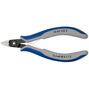 KNIPEX 79 42 125 Z Șfic de precizie pentru sisteme electronice cu manşoane multicomponent brunat 125 mm