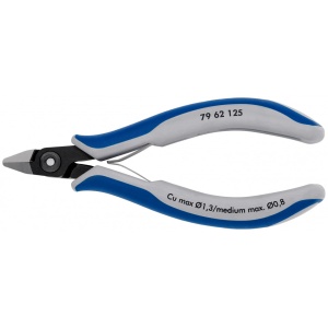 KNIPEX 79 62 125 Șfic de precizie pentru sisteme electronice cu manşoane multicomponent brunat 125 mm