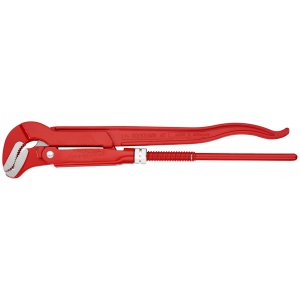 KNIPEX 83 30 015 Clește pentru țevi cu fălci încovoiate vopsit electrostatic în roșu 420 mm