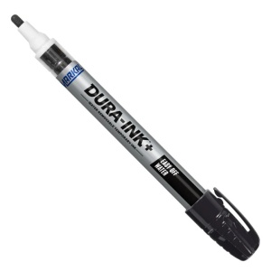 Marker cu cerneală temporara DURA INK + EASY OFF WATER, negru