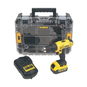 Masina de gaurit si insurubat cu percutie Dewalt DCD776M1T, 18V/4Ah, 42 Nm, 1 acumulator, incarcator, cutie TSTAK