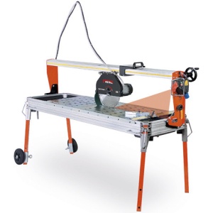 Masina de taiat placi, materiale de constructii 150cm, 2.2kW, PRIME 150S cu laser si roti - Battipav-91501