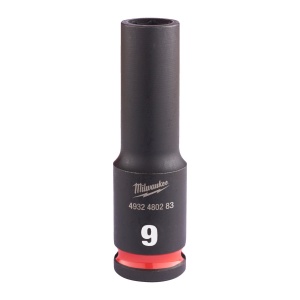 MILWAUKEE, CHEI TUBULARE DE IMPACT SHOCKWAVE™ IMPACT DUTY, 9 MM 3/8" IMPACT SOCKET DEEP - 1 PC