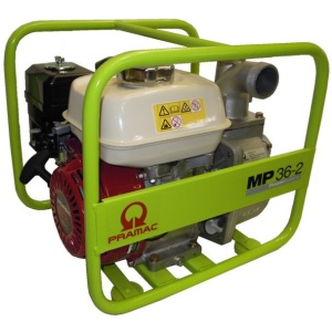 Motopompa 2" autoamorsanta, pentru ape semimurdare Pramac MP36-2, motor benzina Honda Stage V, debit 600 l/min, Hmax 30mca
