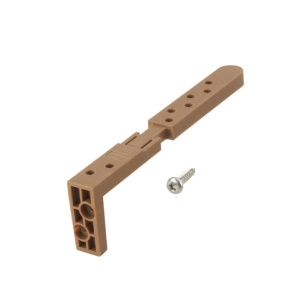 Set 10 conectori pentru prima si ultima placa Wolfcraft 6973000, inclusiv 60 suruburi TX 20