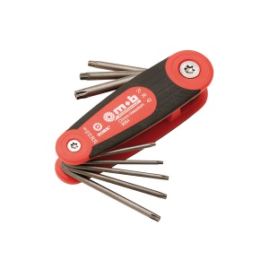 Set 8 chei locas Tamper Torx tip briceag TX9-TX40