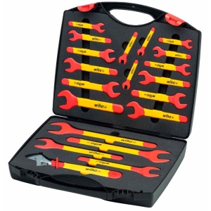 Set chei fixe simple izolate la 1000V, WIHA, 20 piese