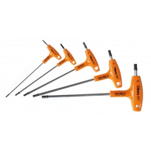 Set imbusuri tip T cu maner, 5 piese 96T/S5P
