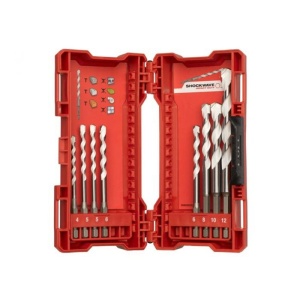 Seturi burghie pentru aplicații multimaterial Milwaukee, pachet 7 buc [ ⌀ 4 x 90 mm, ⌀ 5 / 5 / 6 / 6 x 100 mm, ⌀ 8 / 10 x 120 mm, ⌀ 12 x 150 mm ]