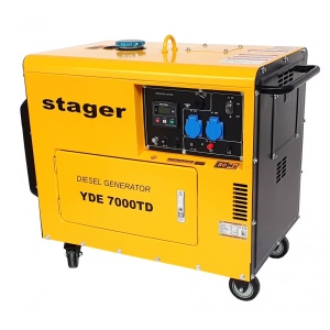 Stager YDE7000TD Generator insonorizat diesel monofazat 4.2kVA, 18A, 3000rpm