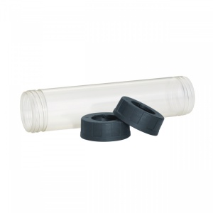 Suport tub transparent pentru pistol de aplicat silicon, 400 ml. Necesită tijă piston (48091090) și piston (44700375). Milwaukee