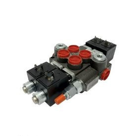 Distribuitor electric doua sectiuni 24 Vdc 50 litri