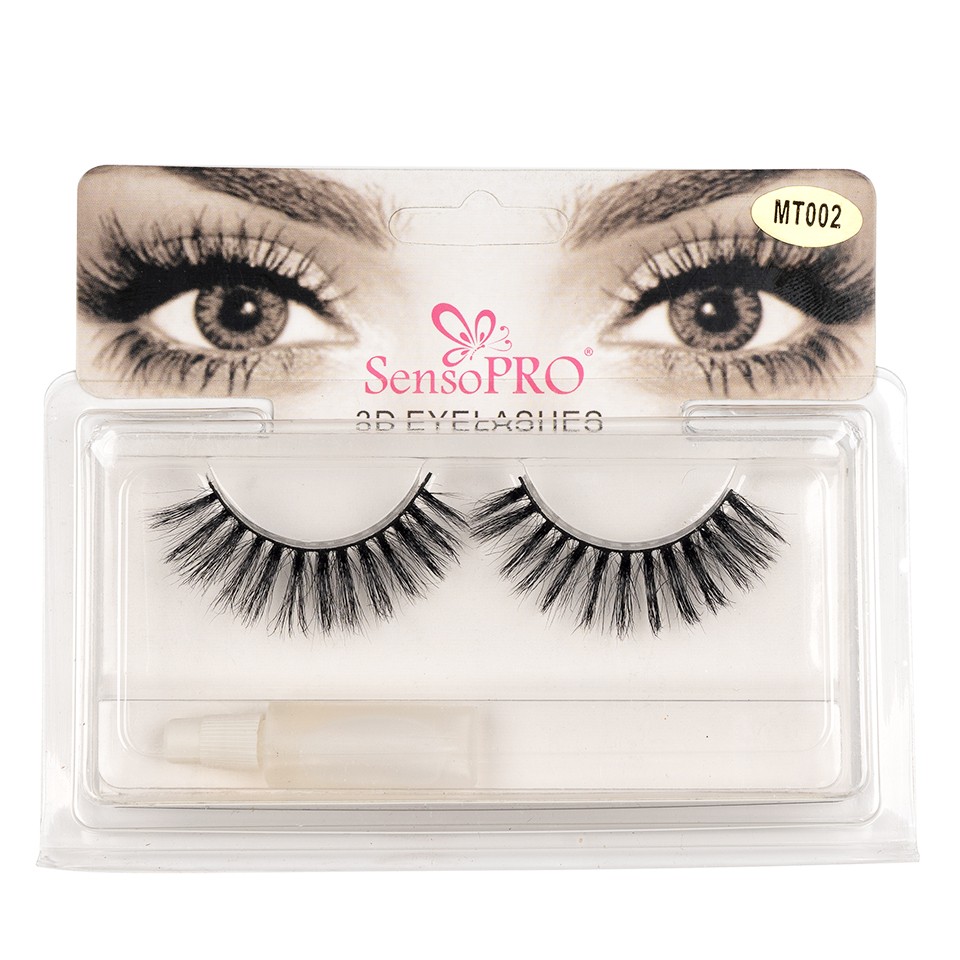 Gene false banda cu adeziv SensoPRO Lash - Striped Look MT-002