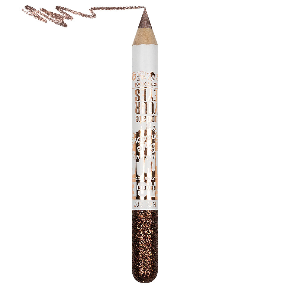 Creion contur ochi colorat cu sclipici, waterproof #507