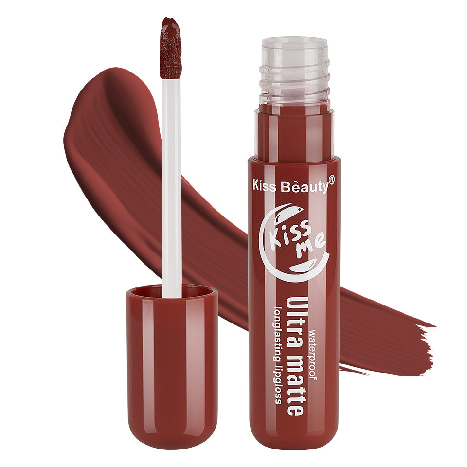Lipgloss ultra matte kiss beauty, kiss me #12