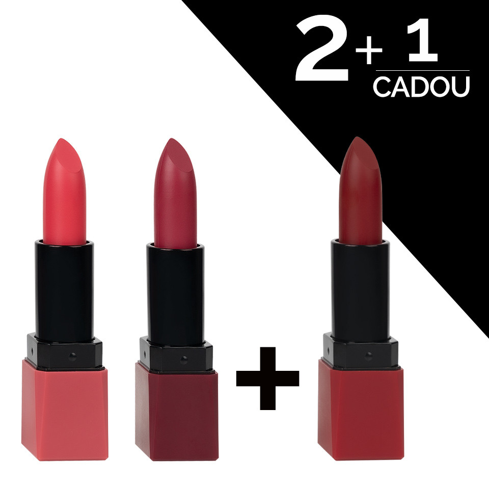 Set rujuri mate s.f.r. color matte colors 2 + 1 cadou