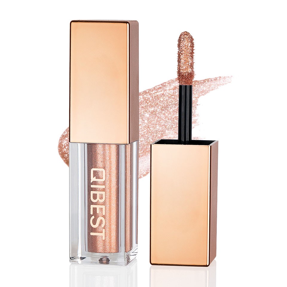 Fard Pleoape Lichid Qibest Eye Shimmer #08 Rose Gold