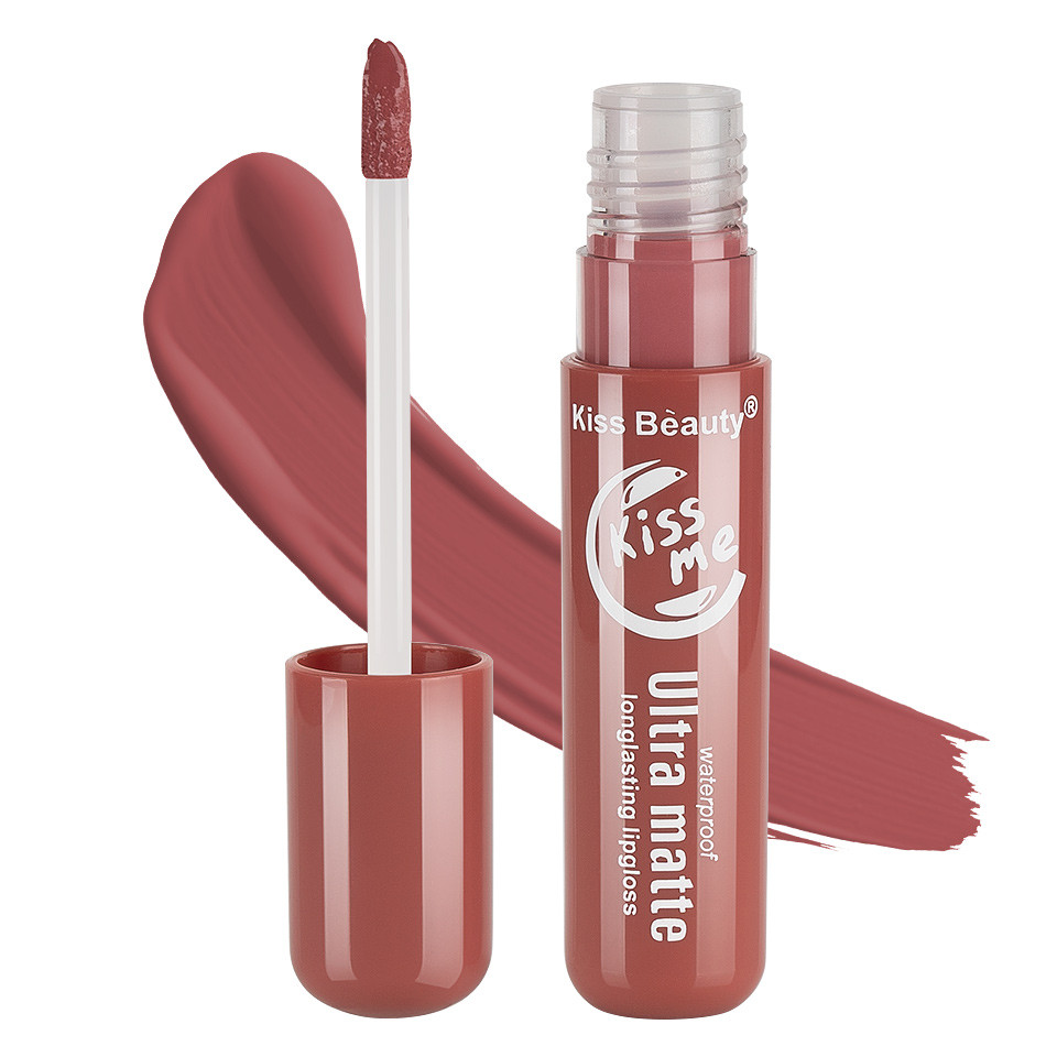 Lipgloss Ultra Matte Kiss Beauty, Kiss Me #08