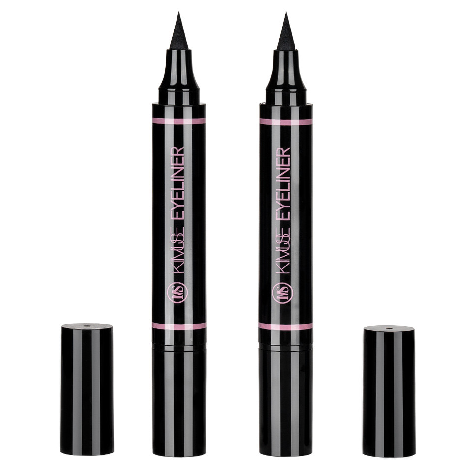 Set Eyeliner tip Carioca cu Stampila KIMUSE Waterproof