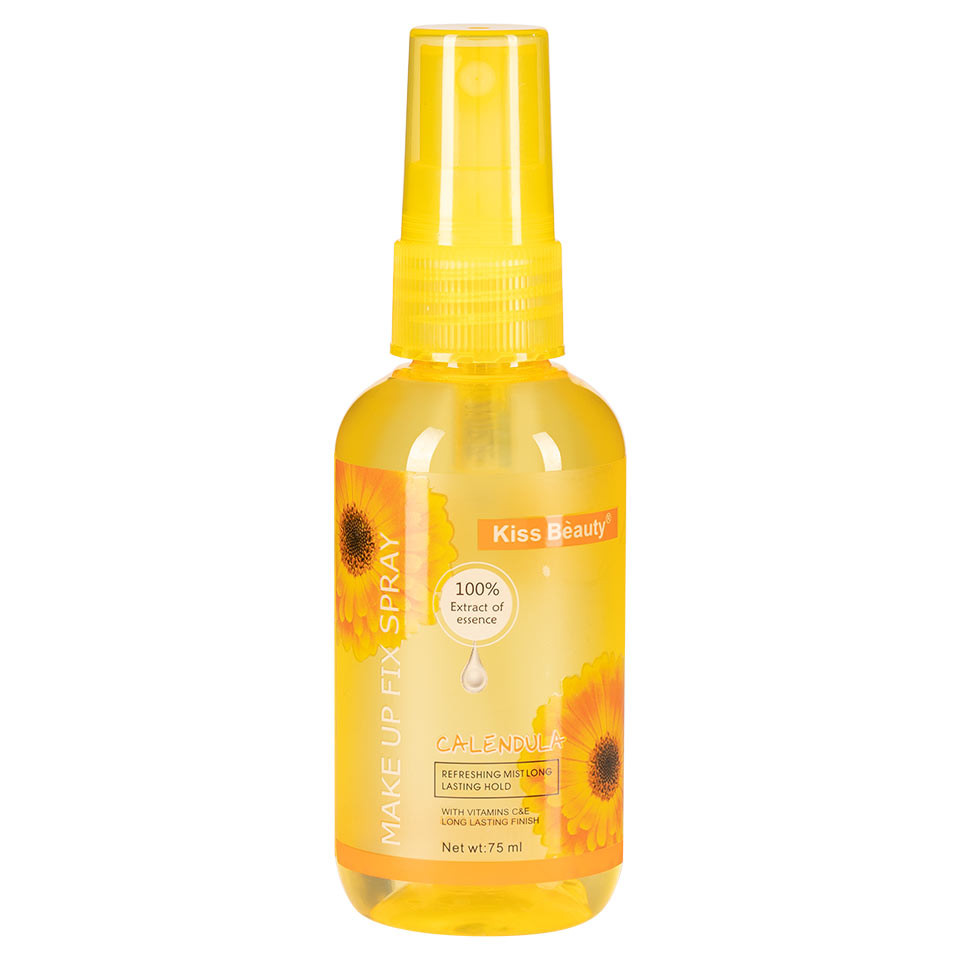 Spray fixare machiaj kiss beauty aroma de galbenele, 160ml