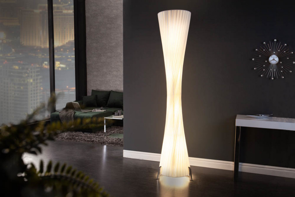 ZuidAmerika Anekdote Voetzool Moderne design vloerlamp XXL 180 cm witte vloerlamp