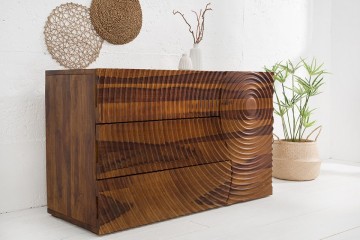 Massief dressoir LUSION 120 cm mango hout handgemaakt