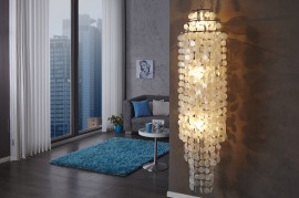Hanglamp Model: XL schelpen met parelmoer