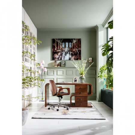 Wijzigingen van longontsteking levering Kare design Bureau walnoothout 150x70cm van meubelontwerper Andreas Weber