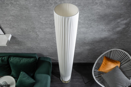 Ook Sprong welzijn Moderne Wit Vloerlamp hoogte 200 cm witte moderne design vloerlamp