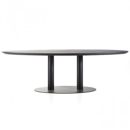 Eettafel ovaal - 240x110 zwart