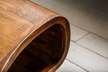 invoegen inch Grof Massief sheesham hout salontafel met onder opbergruimte