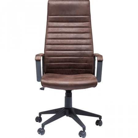 Bureaustoel van Kare Design Labora Hoog Antiek Bruin