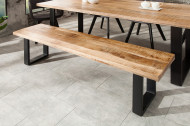 Design bank IRON CRAFT 170 cm mangohout ijzer industrieel design