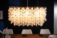 Design hanglamp SHELL 80cm schelplamp parelmoer