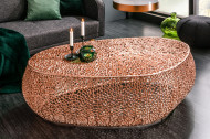 design salontafel Filigraan LEAF 122cm koper handwerk