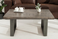 Design salontafel IRON CRAFT 100cm mangohout grijs industrieel design
