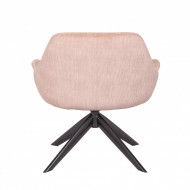 Draaistoel Ribfluweel Beige