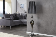 Edele design vloerlamp Beauty 160 cm zwarte barokstijl vloerlamp